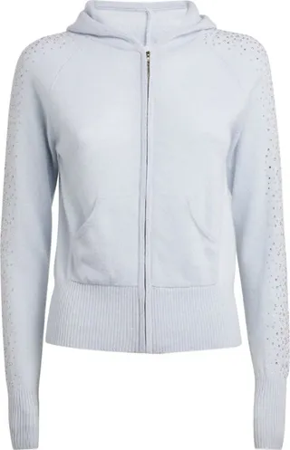 William Sharp Cashmere Crystal-Embellished Hoodie