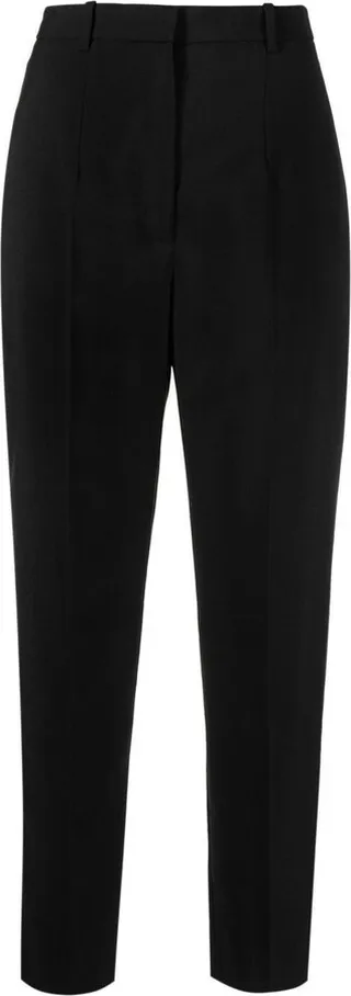 High-Waisted Cropped Trousers