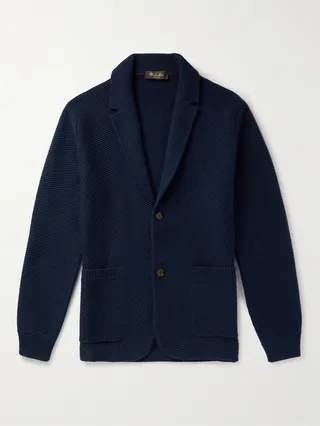 Ribbed Cashmere Cardigan