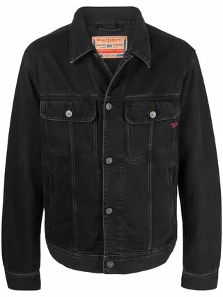 Button-Up Denim Jacket