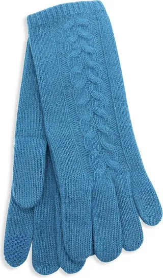 Cable Knit Cashmere Gloves