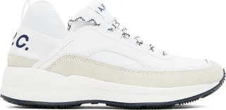 A.P.C. White Run Around Sneakers