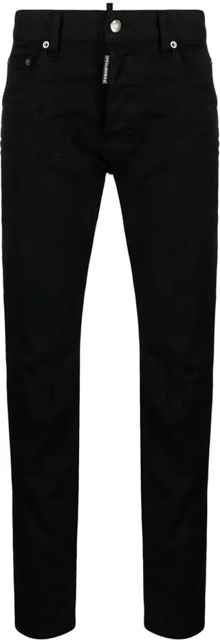 Distressed Slim-Fit Jeans