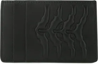 Alexander McQueen Embossed Rib Cage Cardholder