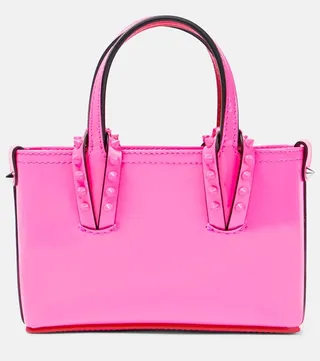 Cabata Nano patent leather tote bag