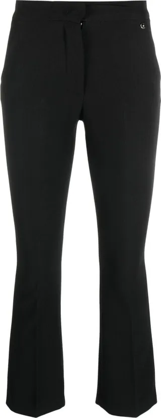 Slim-Fit Cropped Trousers