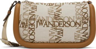 JW Anderson Beige & Tan 'The Bumper' Bag