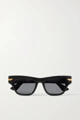 Bottega Veneta Eyewear - Square-frame Acetate Sunglasses - Black