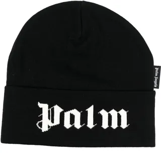 Intarsia-Knit Logo Beanie