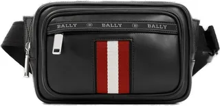 Bally Logo Tape Zipped Belt Bag