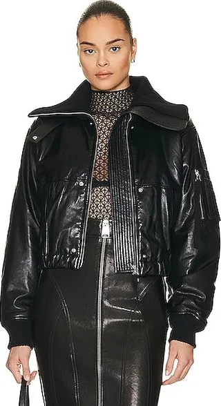 Helmut Lang Bomber Jacket in Black
