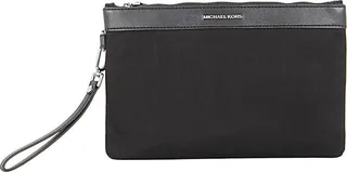 Michael Kors Logo Detailed Zipped Clutch Bag