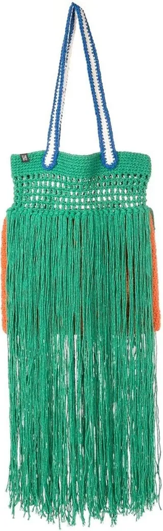 Felipa fringe-detail knitted tote bag