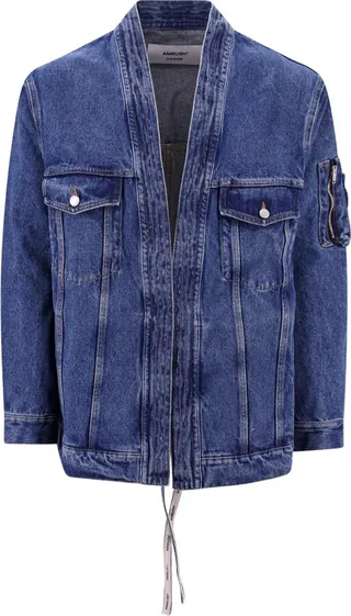 Denim kimono jacket