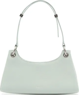 Logo Leather Shoulder Bag