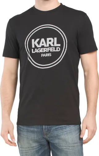 Textured Circle Logo Tee