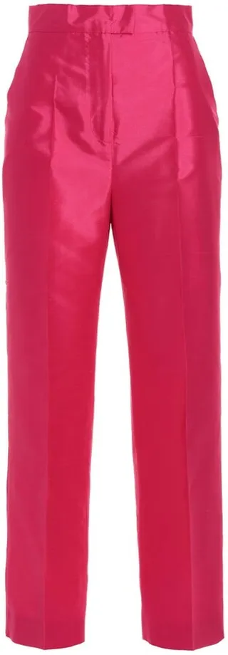 Max Mara Studio Cropped Pleated Pants