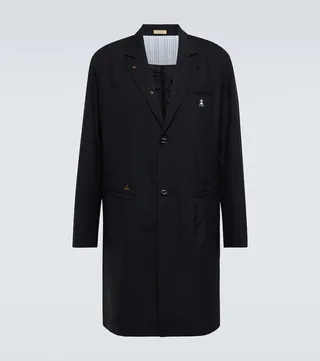 The Shepherd mohair and wool coat