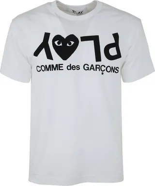 Comme des Garçons Play Logo Printed Crewneck T-Shirt