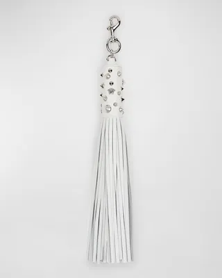 Medusa Spike Studded Tassel Charm