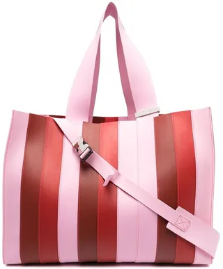 Striped Shopper Tote
