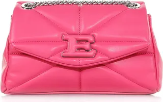 Pink Shoulder Bag With Chain