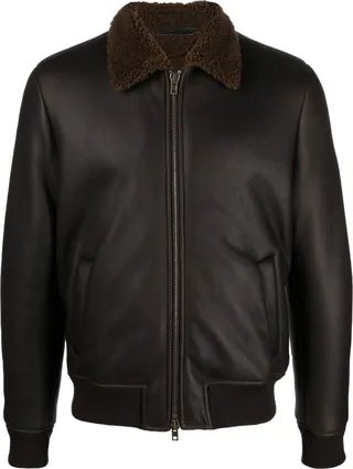 Leather Aviator Jacket