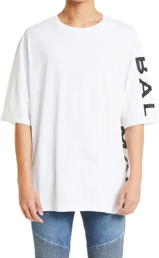 Men's Oversize Cotton Logo Tee