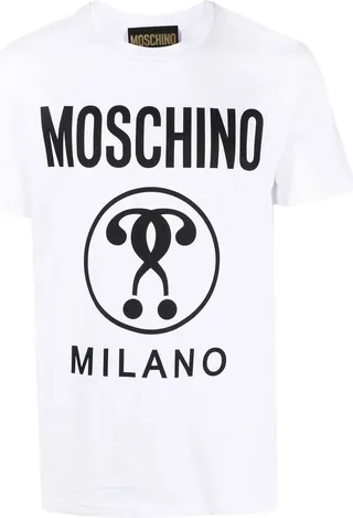 logo-print organic-cotton T-shirt