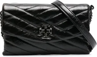 Kira metallic quilted crossbody bag