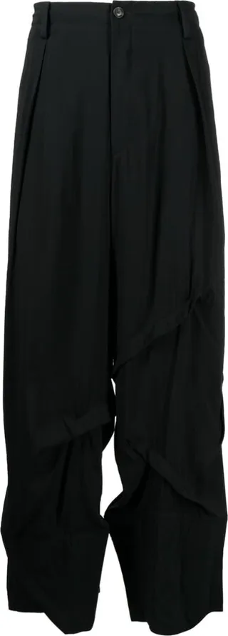 High-Waist Tapered Trousers