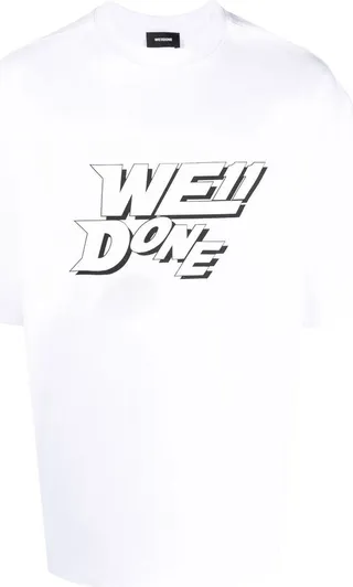 logo-print cotton T-shirt