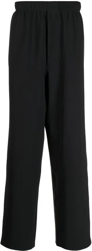 Bonded Straight-Leg Trousers