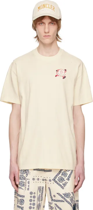 Moncler Off-White Printed T-Shirt
