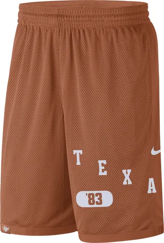 Texas Nike Men's Dri-FIT College Shorts in Orange