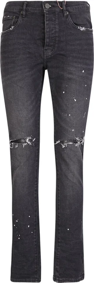 Distressed Ripped Knee Jeans