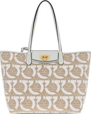 Gancini monogram tote bag