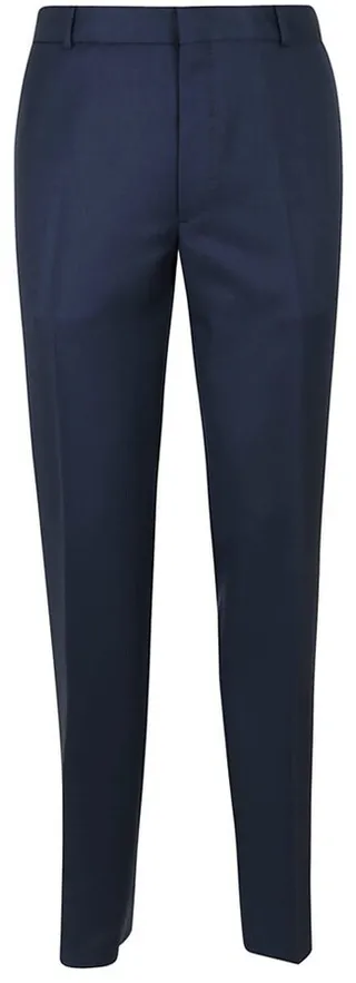 Alexander McQueen Straight-Leg Cropped Trousers