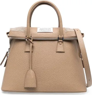 Logo-Patch Detail Tote Bag