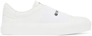 Givenchy White City Court Slip-On Sneakers