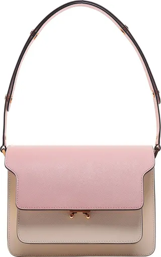 Saffiano leather shoulder bag