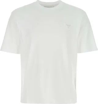 Prada Logo Detailed Crewneck T-Shirt