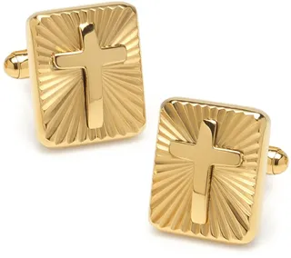 Ox Bull & Trading Co Radiant Cross Cufflinks