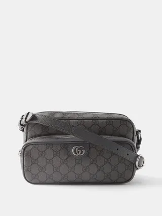 GG-print Canvas And Leather Cross-body Bag