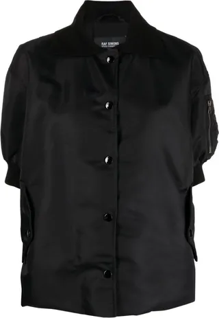 Short-Sleeve Bomber Jacket