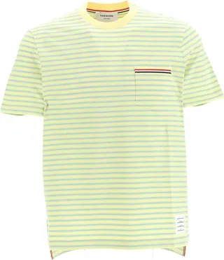 Thom Browne Stripe-Printed Crewneck T-Shirt