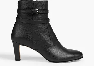 Deone 65 pebbled-leather ankle boots