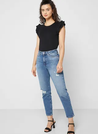 High Waist Mom Jeans