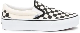 Checkerboard Slip-On Sneakers