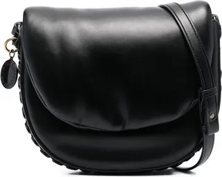 Black Frayme Chain Link Shoulder Bag